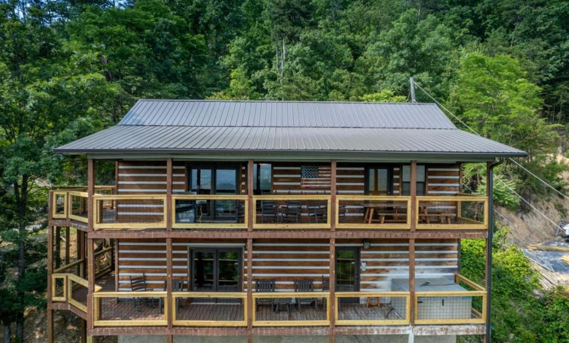 Smoky View With A Twist Villa Pigeon Forge Eksteriør billede