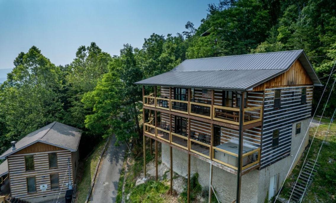 Smoky View With A Twist Villa Pigeon Forge Eksteriør billede
